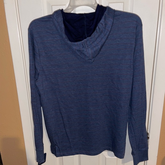 Medium - George Men's and Big Men's Henley Hoodie - Picture 2 of 8